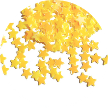Yellow 5 pointed Star Glitter