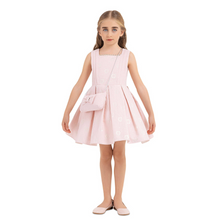Robe de cérémonie rose Stardust pour fille