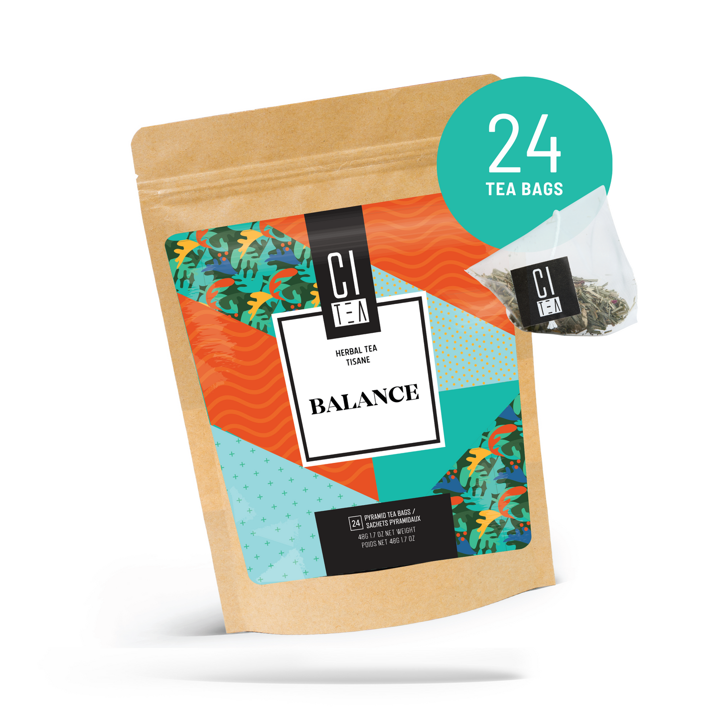 Sachets de Thé Pyramide Infusion Équilibre