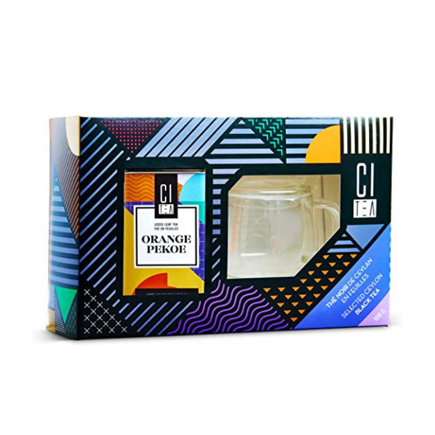 Thé en vrac Orange Pekoe et Tasse à infusion - Coffret cadeau de thé