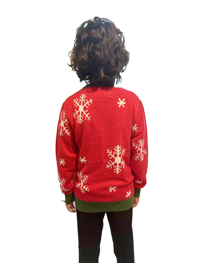 Pull Renne Garçon Avec un Pompom