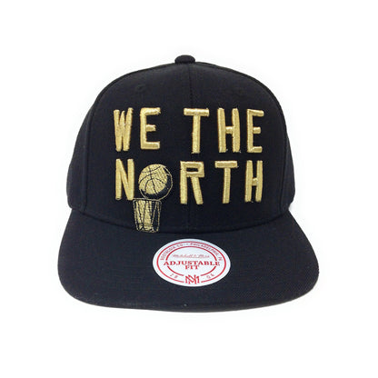 Casquette snapback Mitchell & Ness Toronto Raptors We The North - Champions 2019 - Noir/Doré