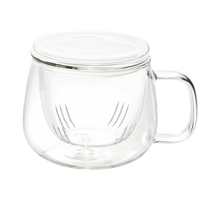 Tasse à thé en verre avec infuseur pour thé en vrac