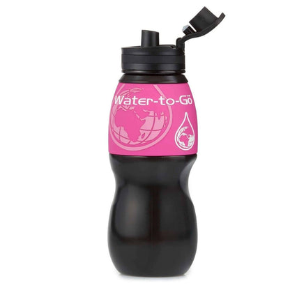 Bouteille filtrante de purification d'eau WatertoGo 75cL Élimine 99,9 % des contaminants