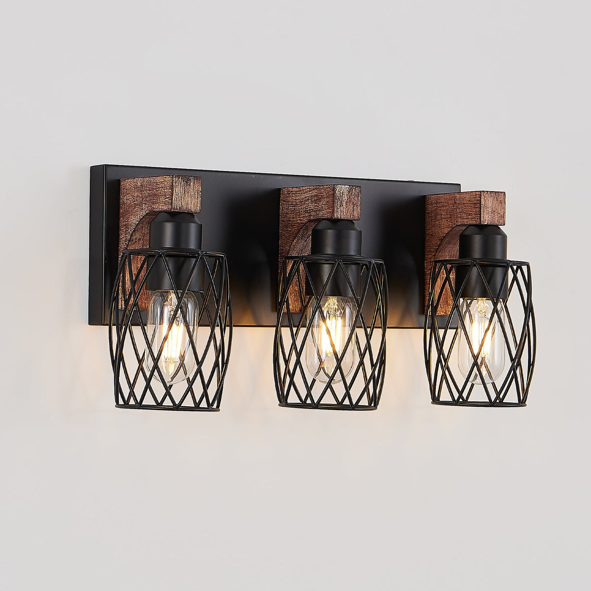 18-Inch Industrial Vintage 3-Light Wall Sconce (United States Delivery Only)