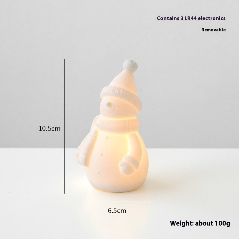 Ceramic Christmas Village – Luminous Desktop Holiday Decoration, 5 Styles