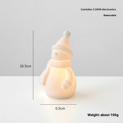 Ceramic Christmas Village – Luminous Desktop Holiday Decoration, 5 Styles