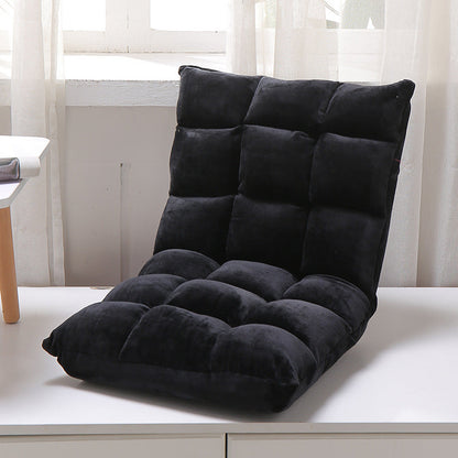 Canapé-lit paresseux pliable une place, fauteuil inclinable tatami, canapé-lit de loisir pour chambre ou balcon, déhoussable et lavable