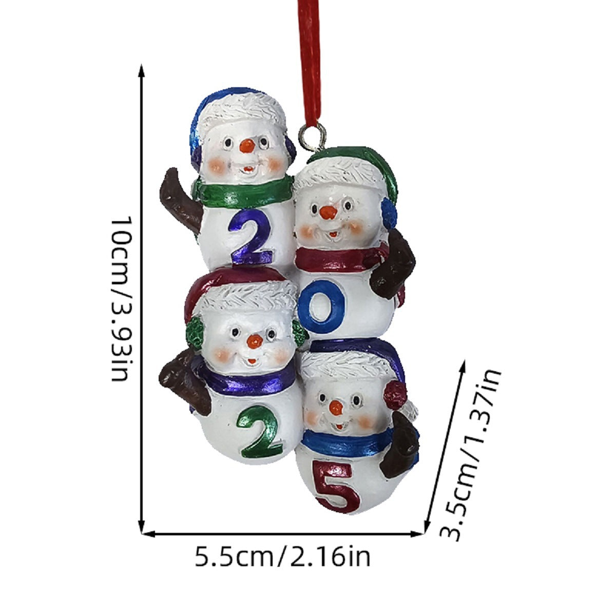 Snowman Resin Ornaments