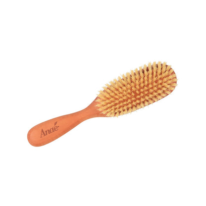 Oblong Pearwood Hairbrush – Natural  Bristles