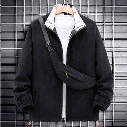 Veste en velours côtelé tendance pour garçon