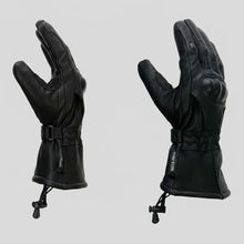 Open Road Men's Armored Gauntlet Leather Motorcycle Gloves