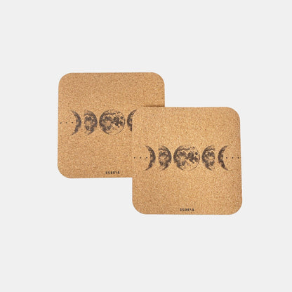 Moon Phase Cushioning Cork Knee Pads