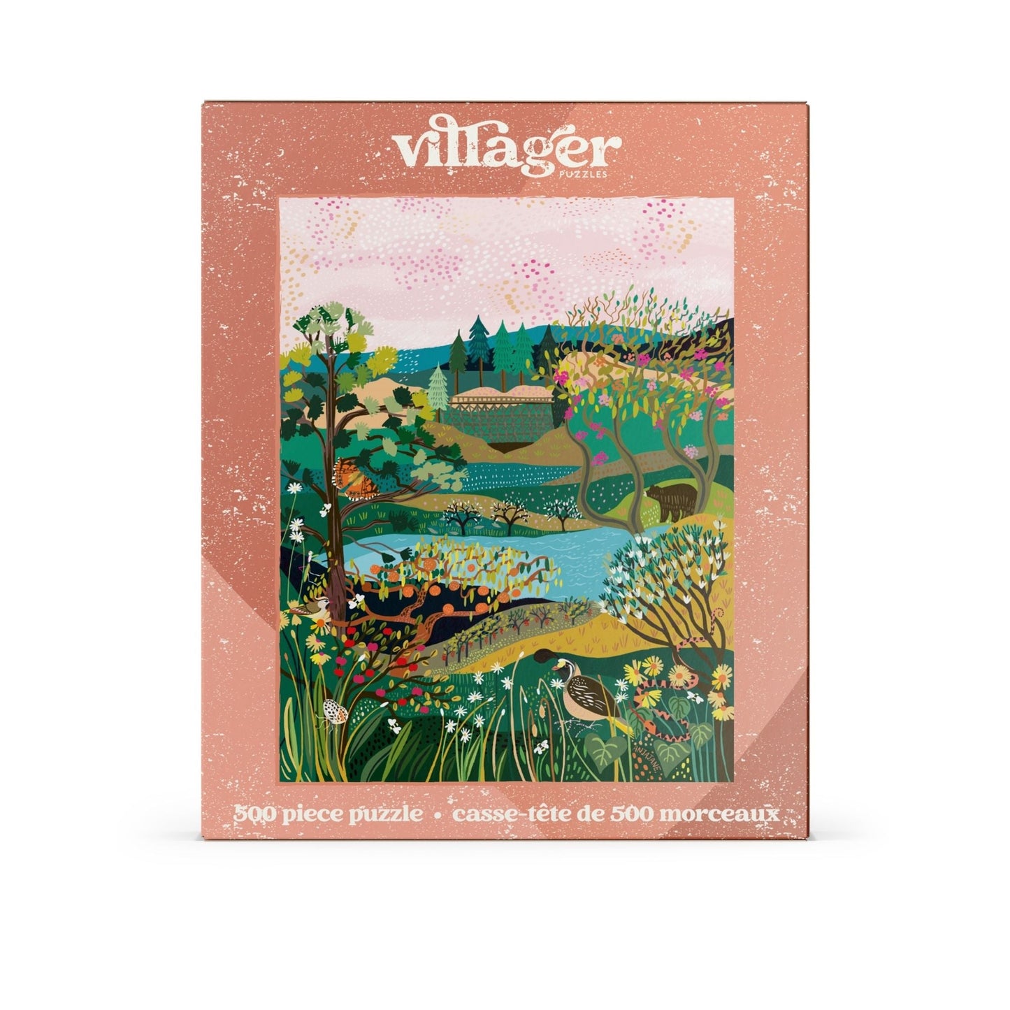 Vallée de l'Okanagan | Puzzle de 500 pièces pour adultes | Conçu au Canada par Anja Jane