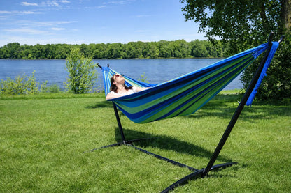 Hamac double brésilien de luxe avec support universel