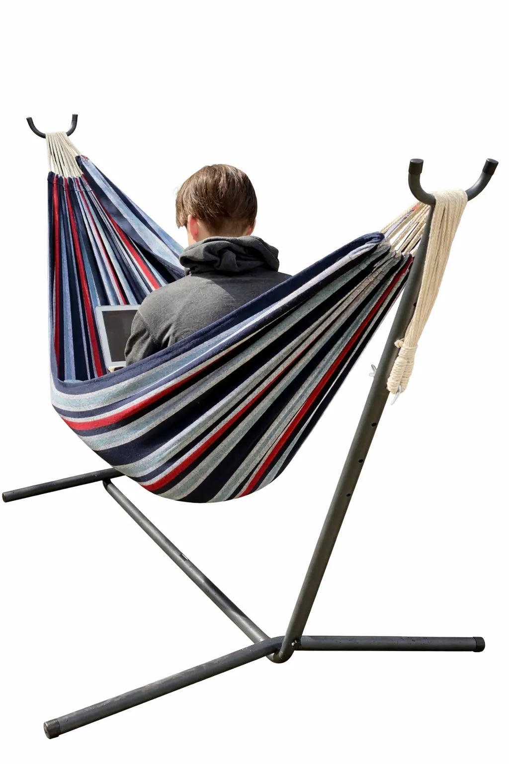 Hamac double brésilien de luxe avec support universel