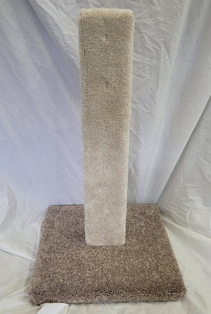 Model 27 - 24" Two-Toned Carpeted Cat Scratch Post
