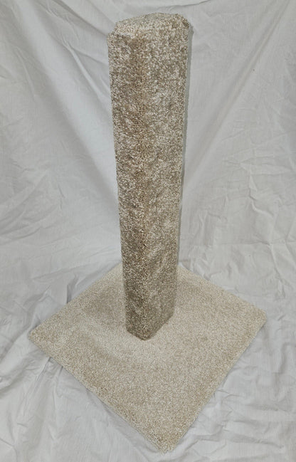 Model 27 - 24" Two-Toned Carpeted Cat Scratch Post