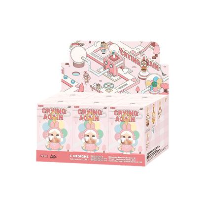 CRYBABY Crying Again Series-Peluche Visage Vinyle Boîte Mystère