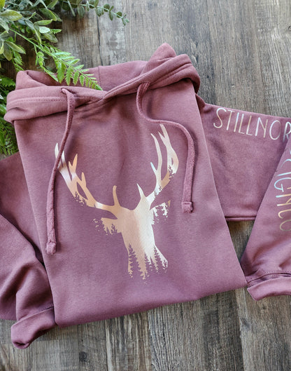 SWEAT À CAPUCHE TÊTE DE CERF 2025