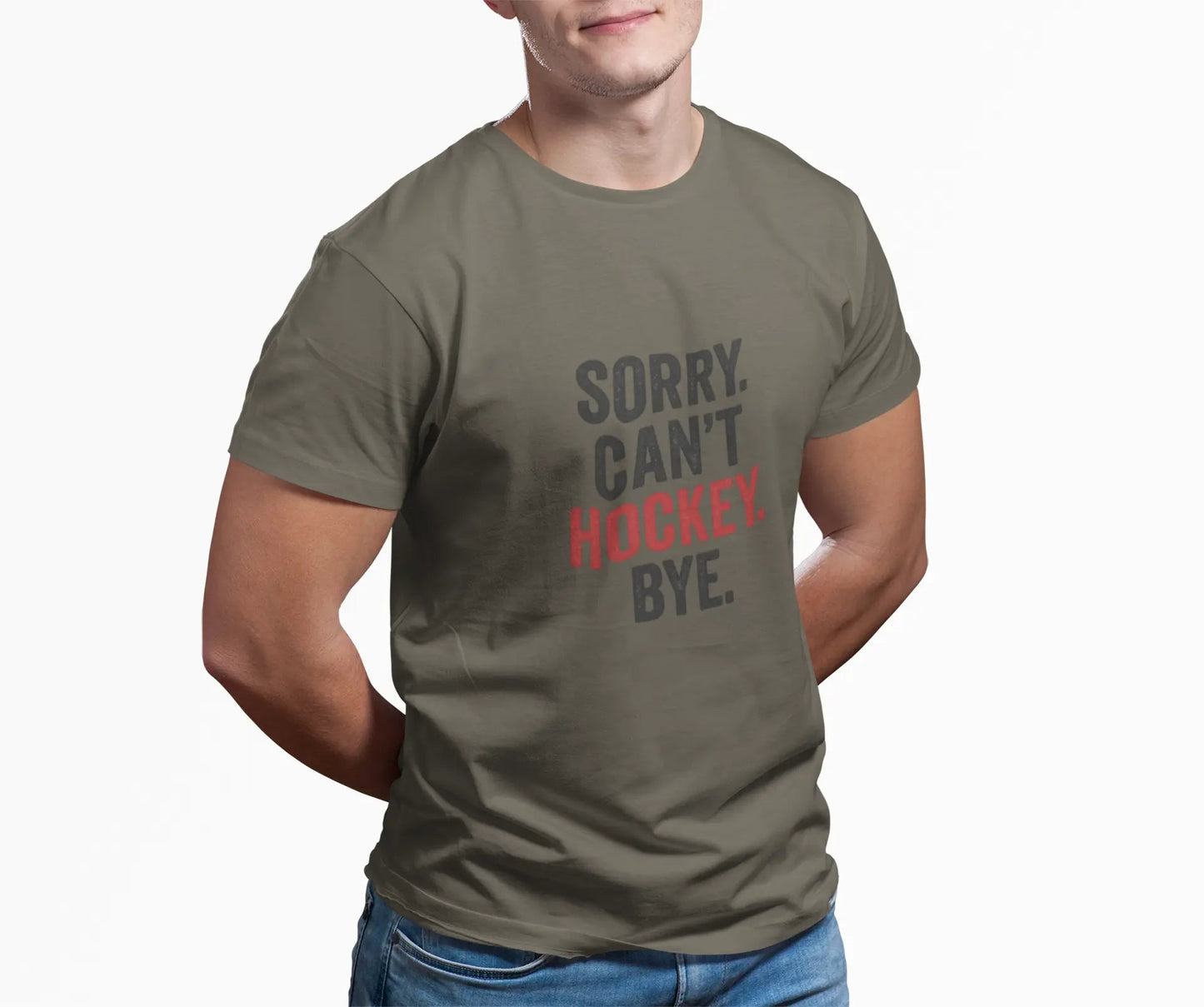 Désolé, je ne peux pas, au revoir le hockey T-shirt - Priorité au hockey - Maple Stick Hockey Co. - Cadeau pour les vrais fans de hockey
