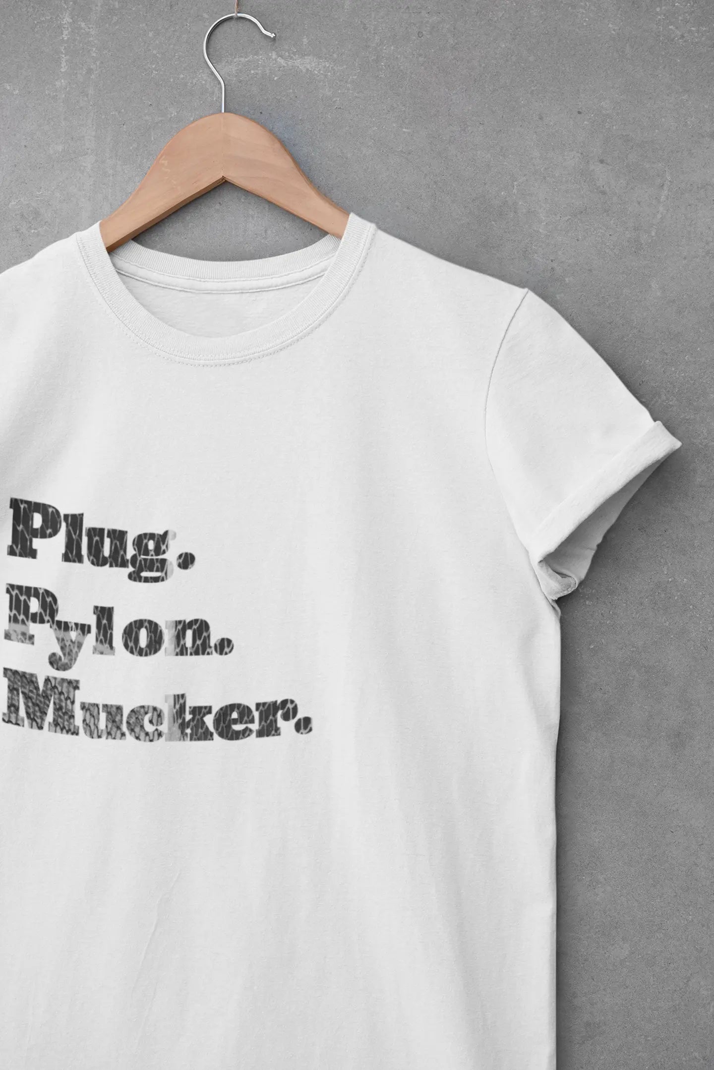 T-shirt Pylon Mucker – Joueur de hockey assidu – Hockey col bleu – Hockey bâton d'érable – Cadeau pour vrai fan