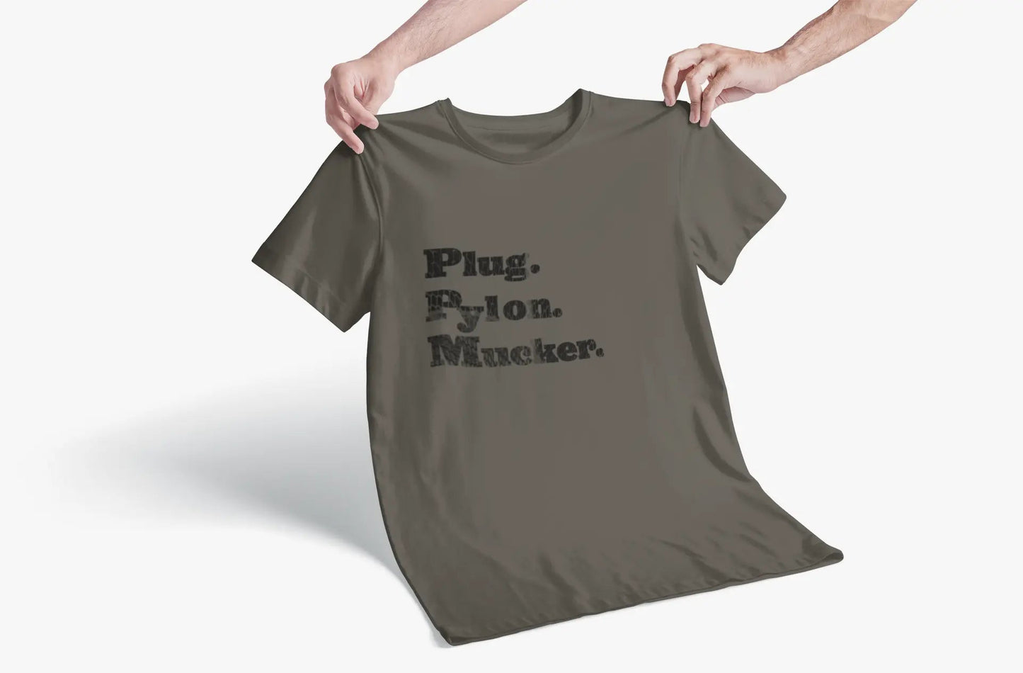 T-shirt Pylon Mucker – Joueur de hockey assidu – Hockey col bleu – Hockey bâton d'érable – Cadeau pour vrai fan