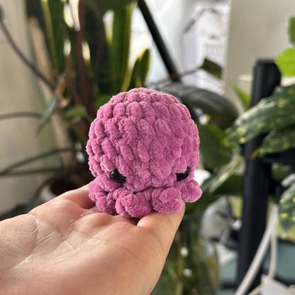 Crochet Mini Octopus Keychain Pattern PDF Download Beginner Friendly