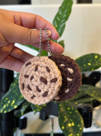 Handmade Crochet Cookie Keychain – Cookie Charm
