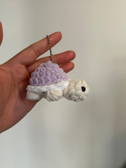 Handmade Crochet Turtle Keychain – Turtle Charm