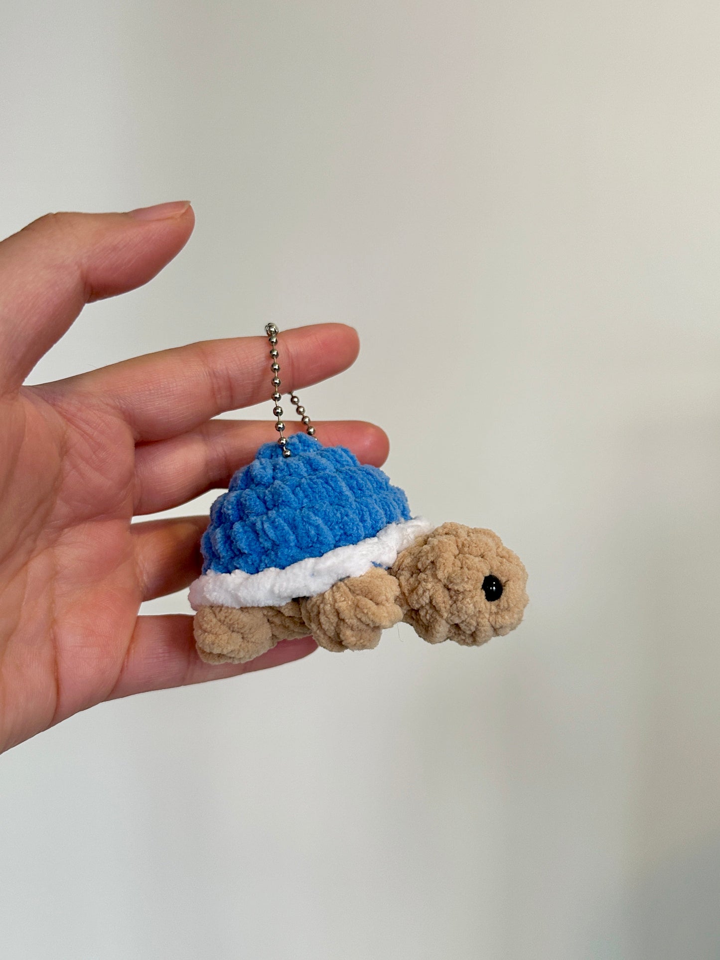 Handmade Crochet Turtle Keychain – Turtle Charm