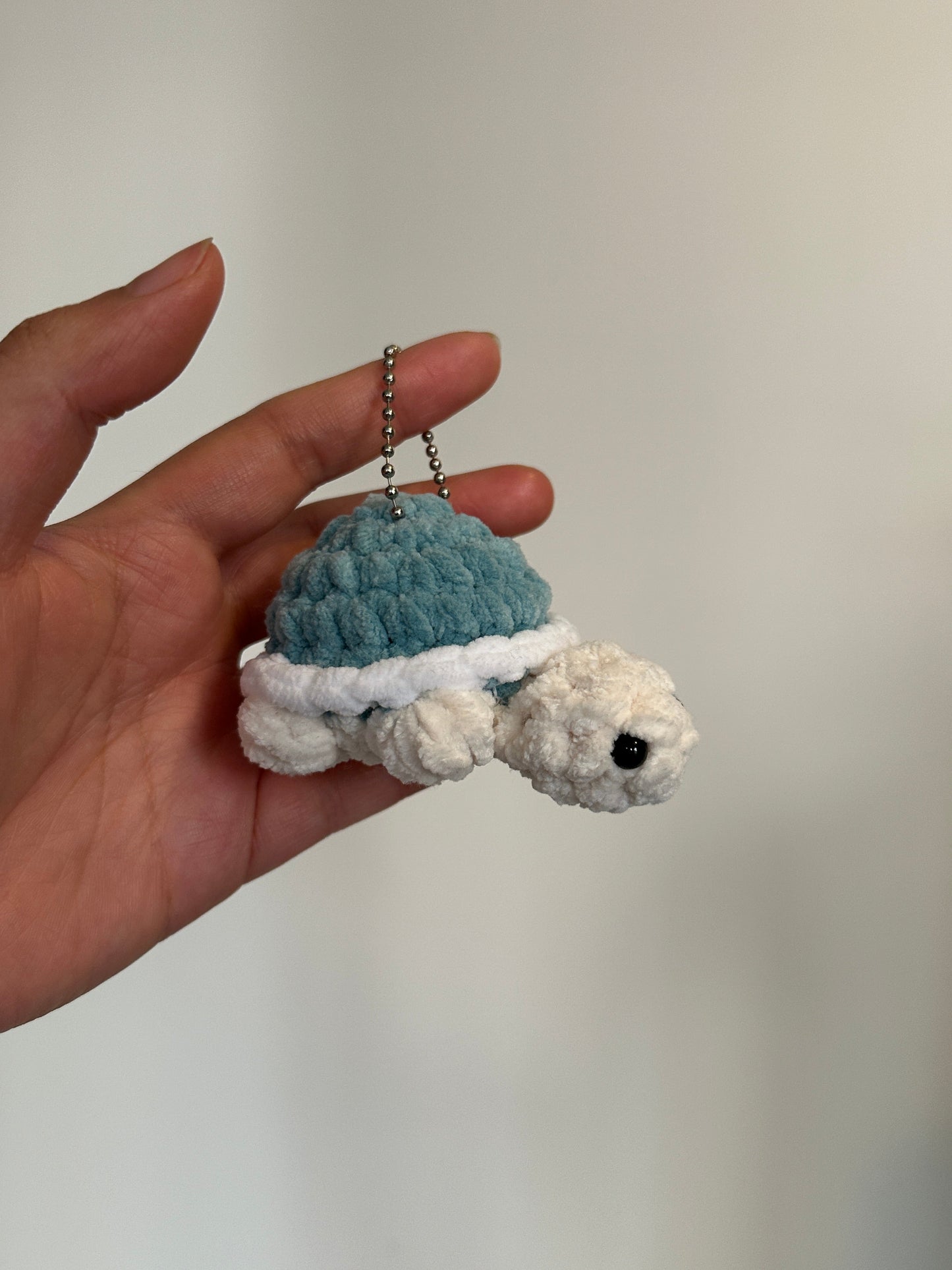 Handmade Crochet Turtle Keychain – Turtle Charm