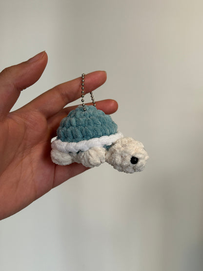 Handmade Crochet Turtle Keychain – Turtle Charm