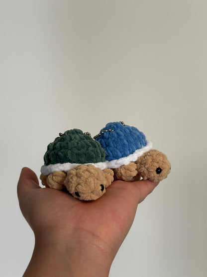 Crochet Turtle Keychain Pattern PDF Download Beginner Friendly