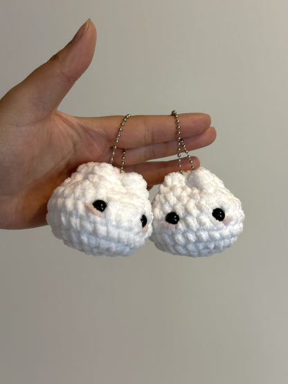 Crochet Bao Keychain (Dumpling/Steamed Bun/Siopao)