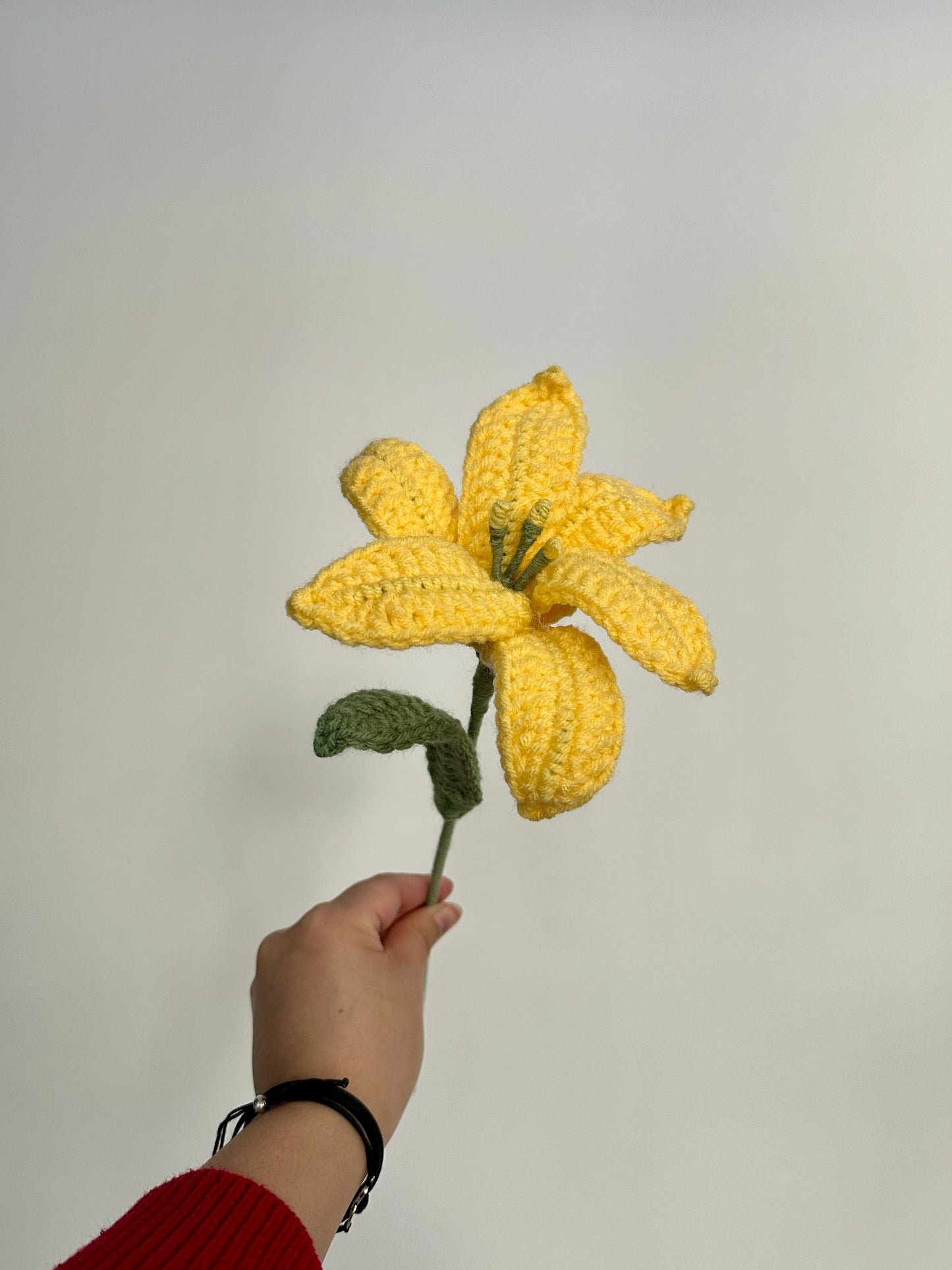 Handmade Crochet Lilies (Oriental Lily, Multi-coloured flowers)