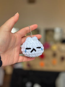Crochet Emotional Bao Keychain (Dumpling/Steamed Bun/Siopao)