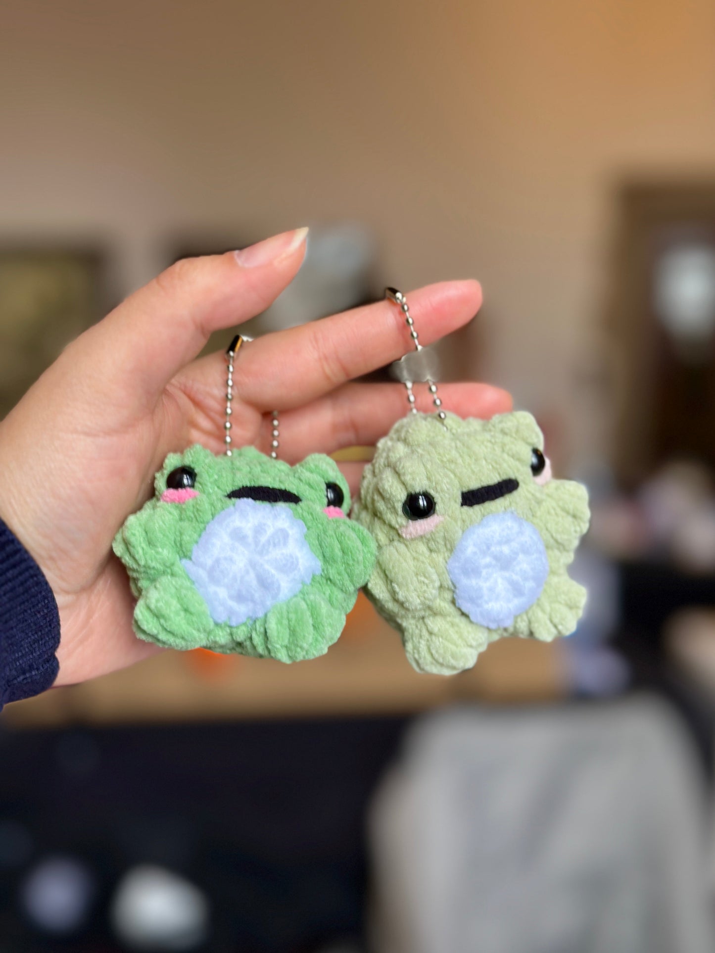 Crochet Frog Keychain Pattern PDF Download Beginner Friendly