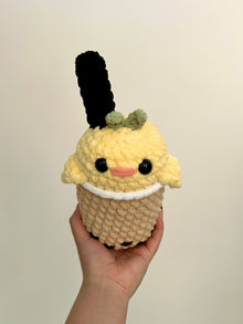 Handmade Crochet Chick Boba Plushie