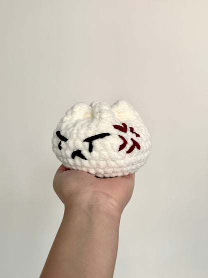 Crochet Emotional Bao Plushie (Dumpling/Steamed Bun/Siopao)