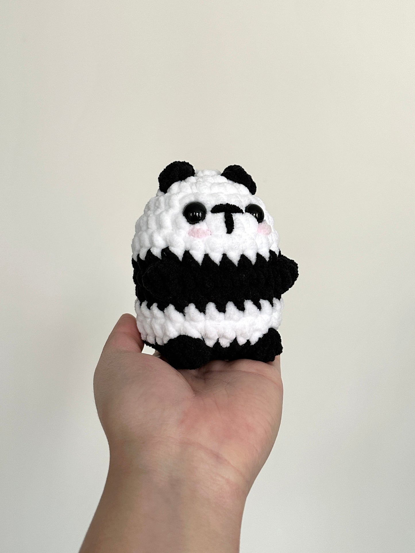 Crochet Mini Panda Plushie