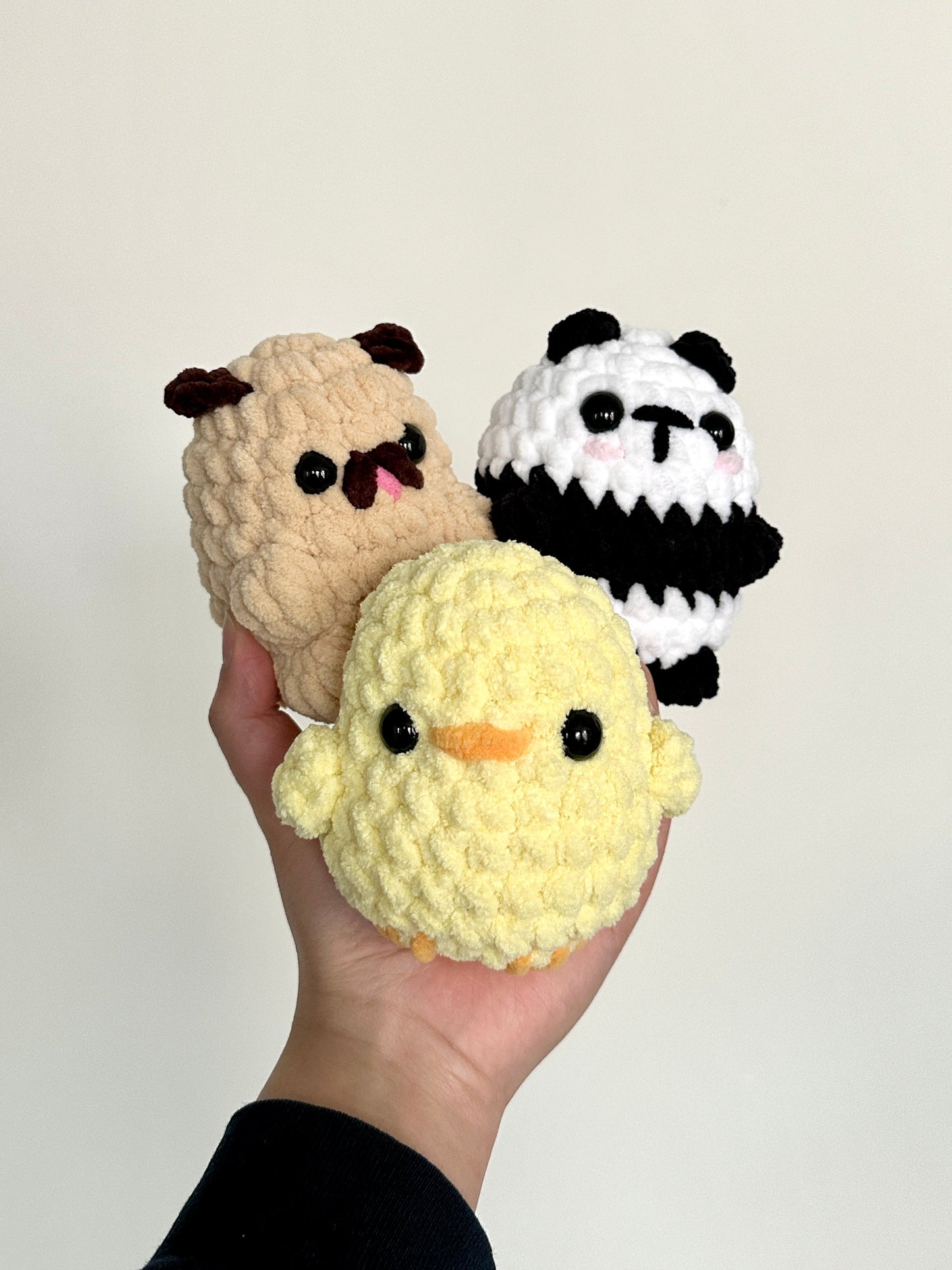 Crochet Mini Chick Plushie