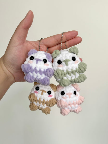 Handmade Crochet Panda Keychain – Panda Bag Charm