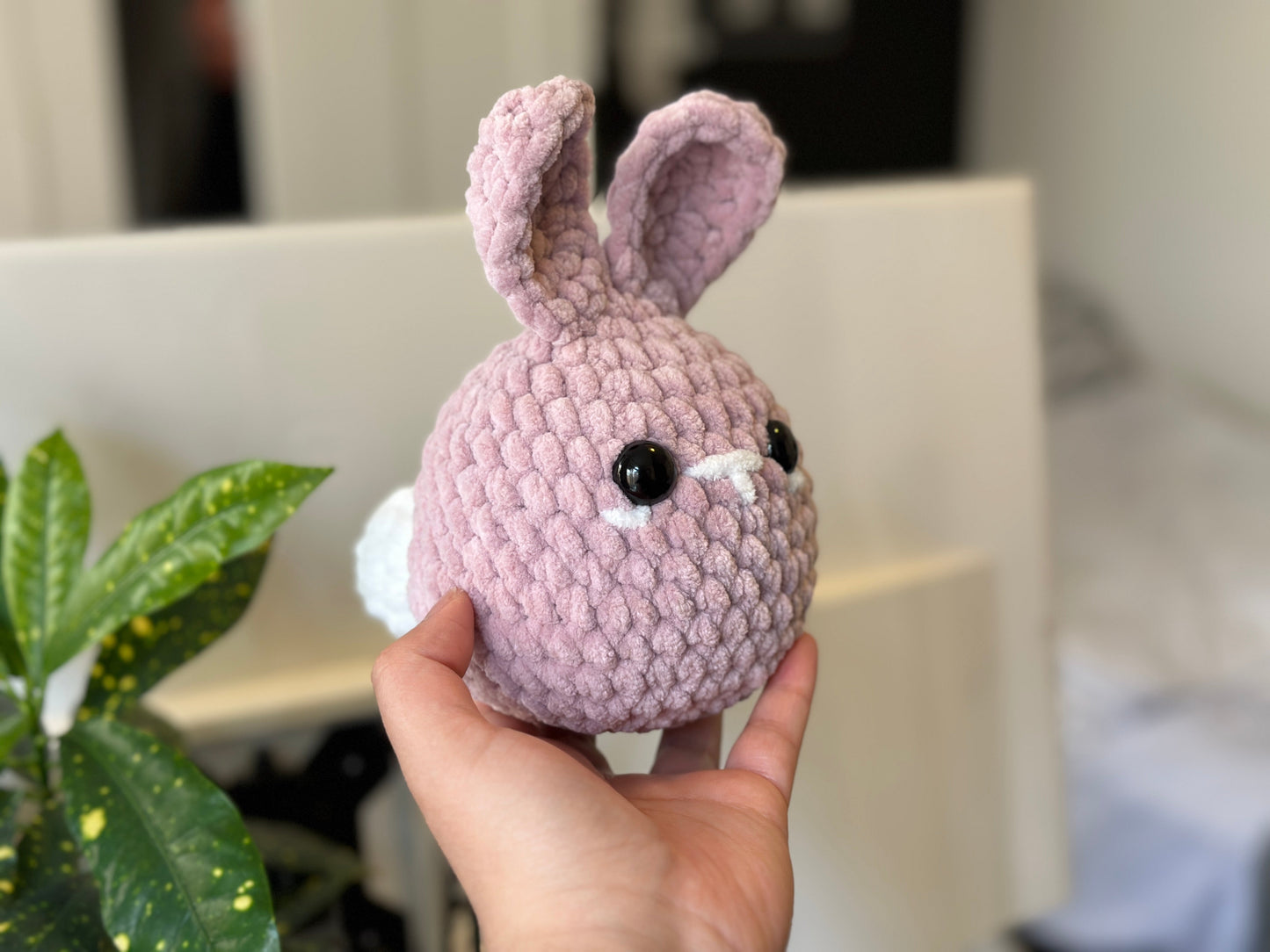 Crochet Bunny Plushie Pattern PDF Download Beginner Friendly