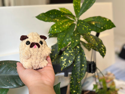 Crochet Mini Dog Desk Buddy Plushie Pattern PDF Download Beginner Friendly
