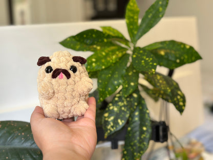 Crochet Mini Dog Desk Buddy Plushie Pattern PDF Download Beginner Friendly