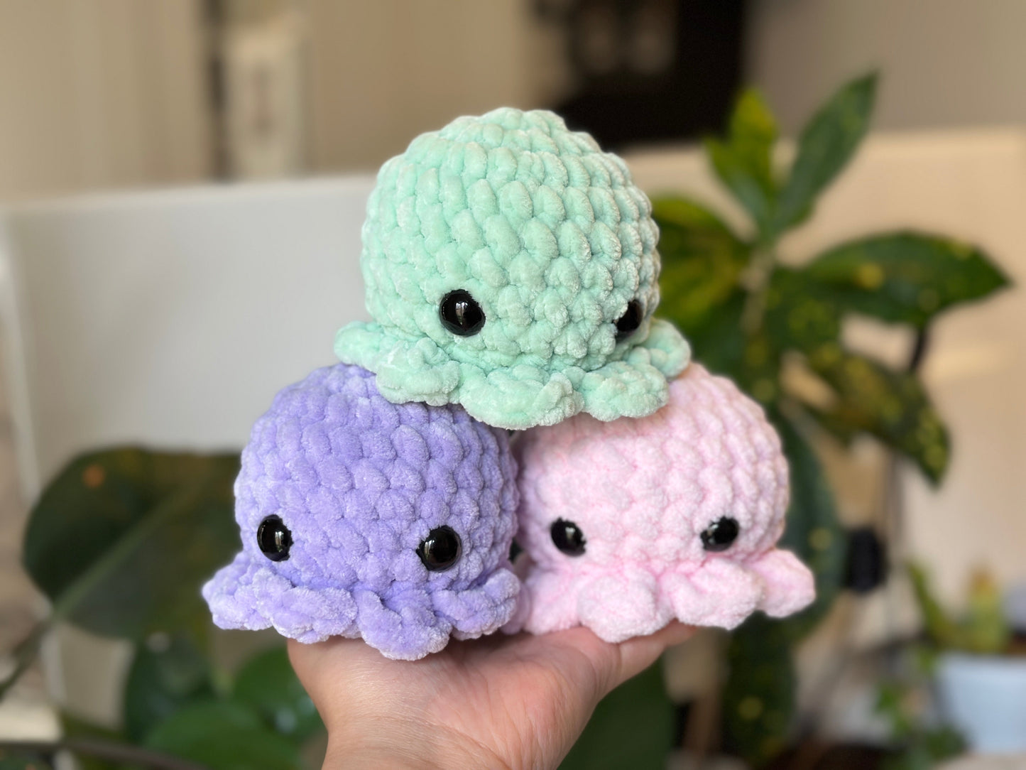 No-Sew Octopus Plushie Crochet Pattern PDF Download Beginner Friendly