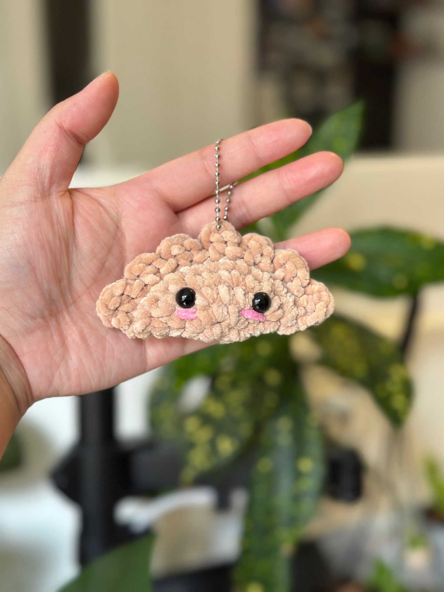 Crochet Empanada/Dumpling Keychain (Gyoza/Jamaican Patty/Pierogie)