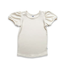 Kids Bamboo Puffed Sleeve T-Shirt | Cream