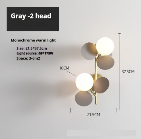 Suspension luminaire scandinave Macaron – Lampe créative en verre pour salle à manger et salon avec éclairage LED G9